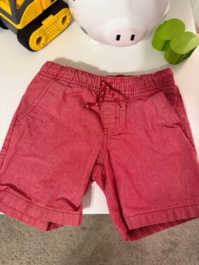 Cat & Jack Coral-Red Kids Elastic Waist Shorts